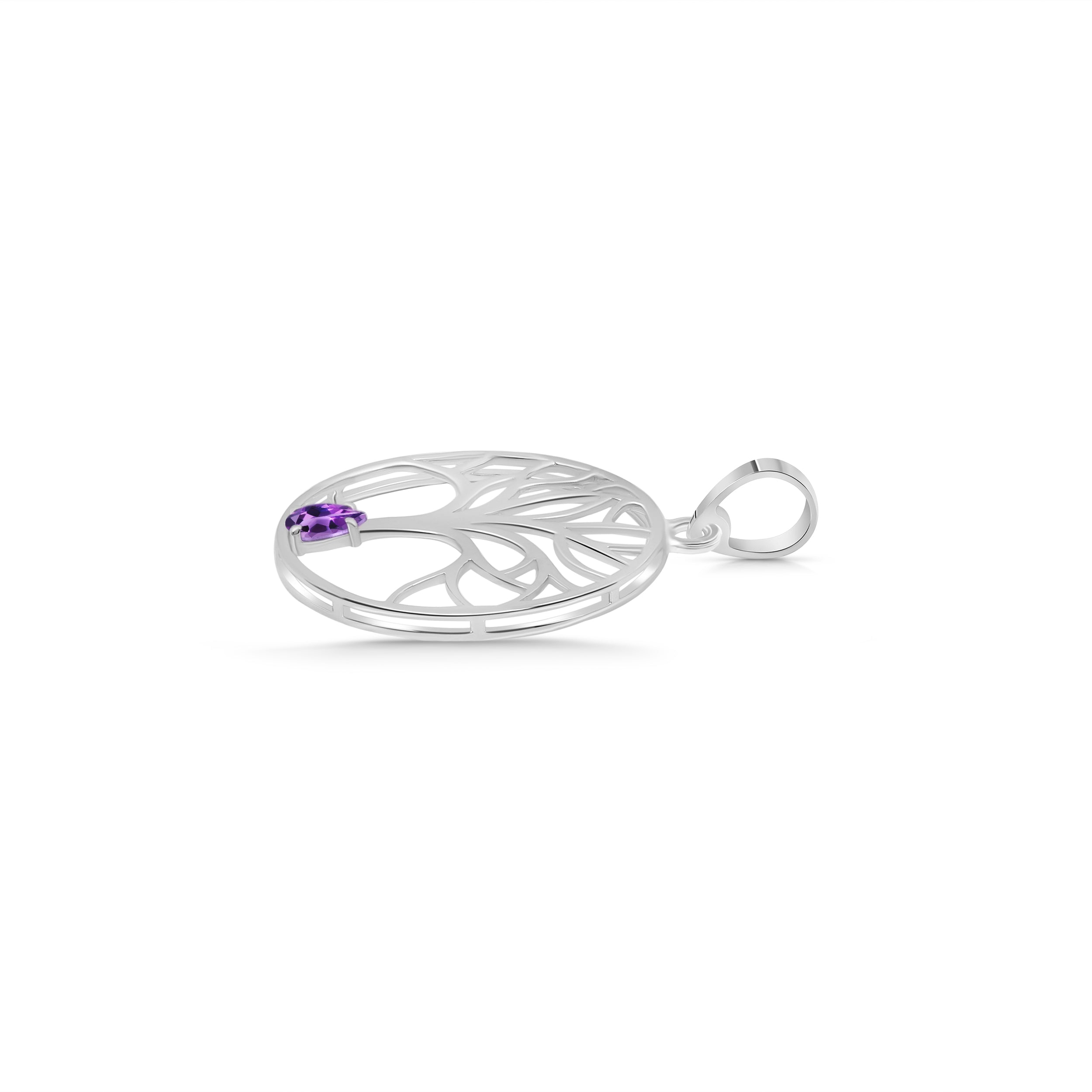 Amethyst Pendant-(AMT-SN-154.)